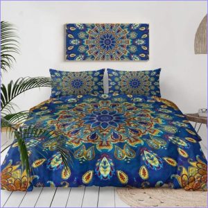Oriental mandala duvet cover
