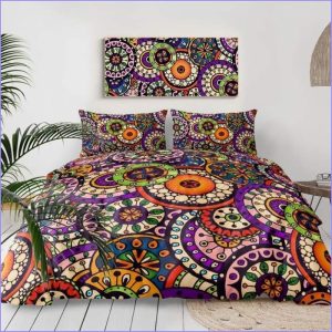 Psychedelic Mandala Duvet Cover