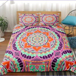 Mandala duvet cover - sunbeam
