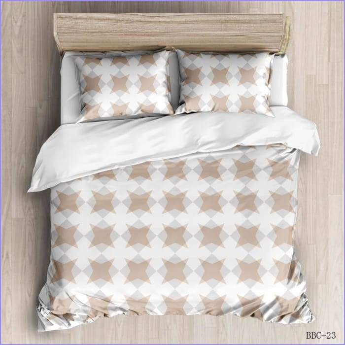 Modern duvet cover - Beige stars