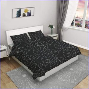 Modern duvet cover - Graphite