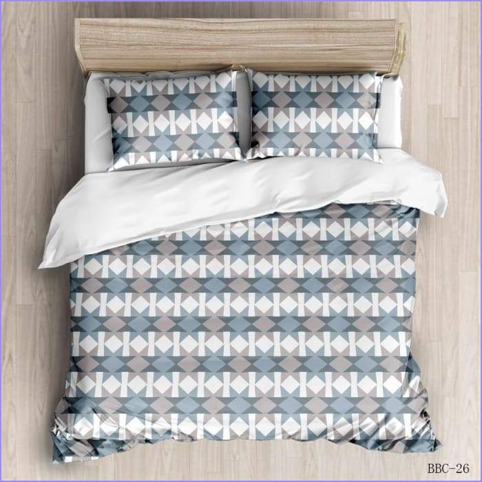 Modern duvet cover - colorful losanges