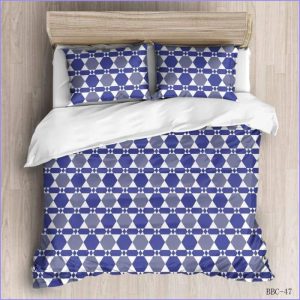 Modern Duvet Cover - Mosaic Bleue