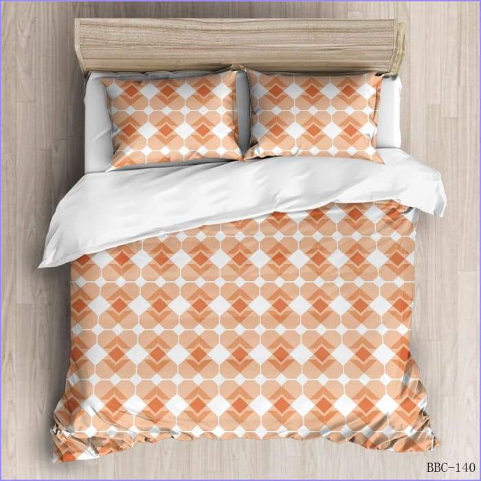 Modern duvet cover - Mosaic Orange