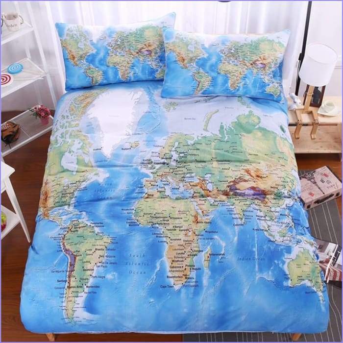 World duvet cover