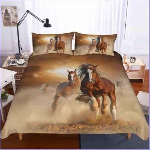 Horse Pattern Duvet Cover 2 people