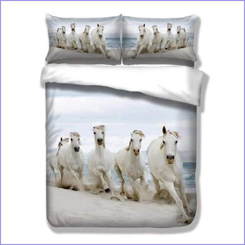 Horse pattern duvet cover