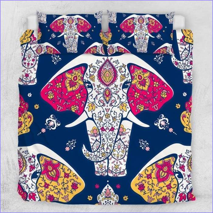 Elephant pattern duvet cover