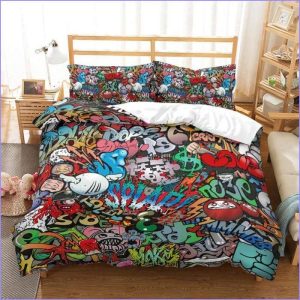 Duvet cover </br> Graffiti pattern