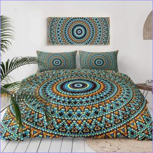 Mandala Aztec Pattern Duvet Cover