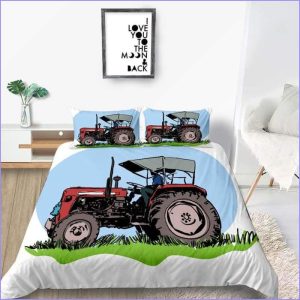Tractor pattern duvet cover