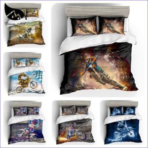 Motorcycle duvet cover