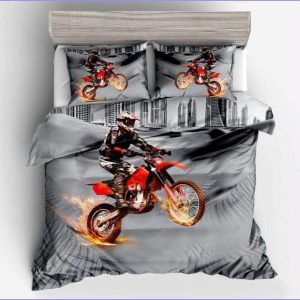 Motorcycle Cross Duvet Cover 200x200