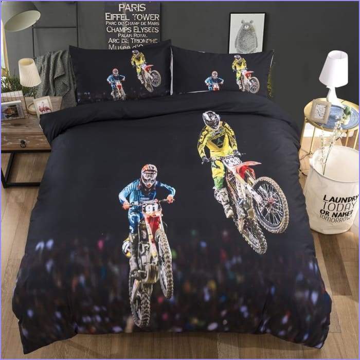 Motorcycle Cross duvet cover