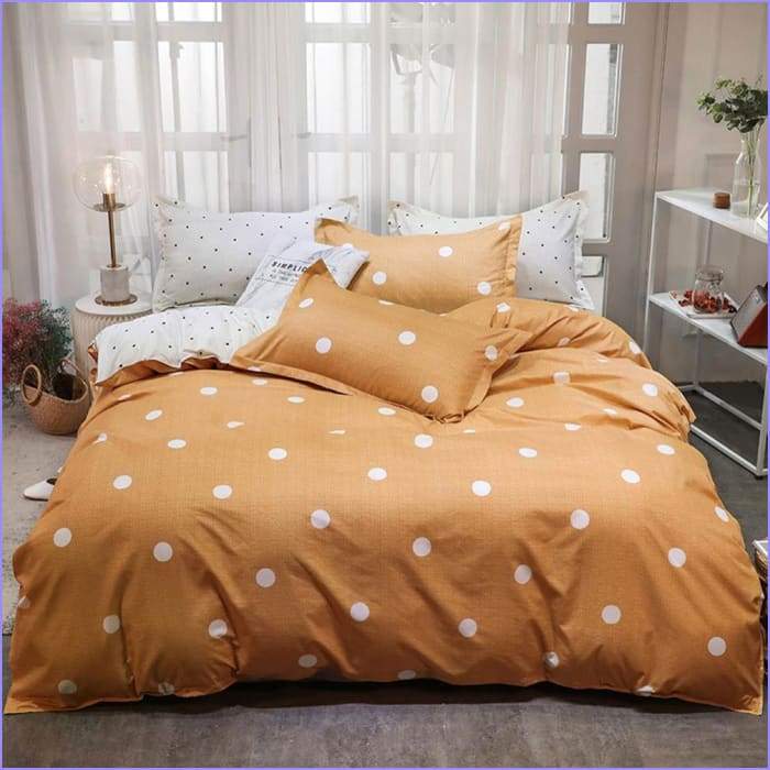 Ocher duvet cover