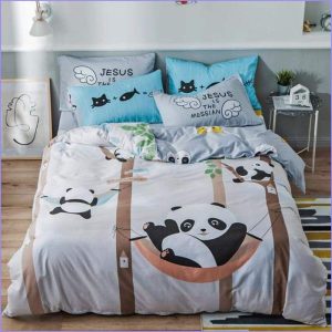 Sleep Panda Duvet Cover