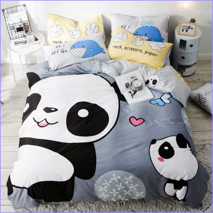 Panda Kawaii duvet cover