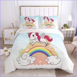 Quilt Cover Small Licorne Rainbow