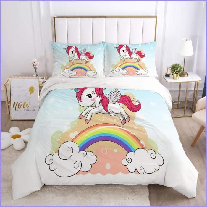Quilt Cover Small Licorne Rainbow