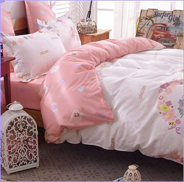 Pink Licorne Duvet Cover - Image 2