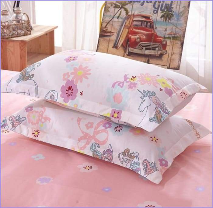 Pink Licorne Duvet Cover - Image 3