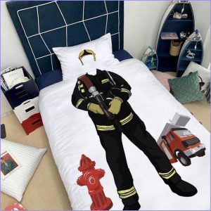 Firefighter duvet cover