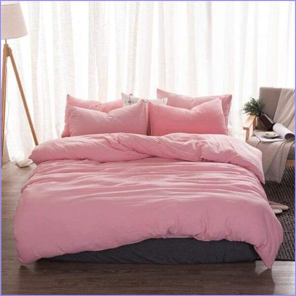 PALE pink duvet cover