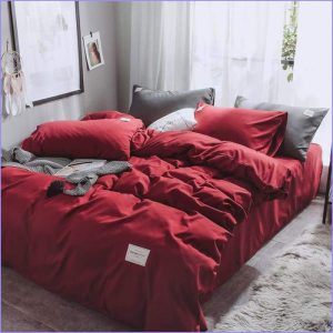Red duvet cover 220x240