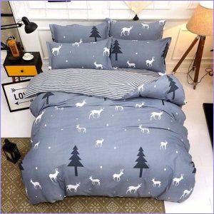 Scandinavian duvet cover - deer