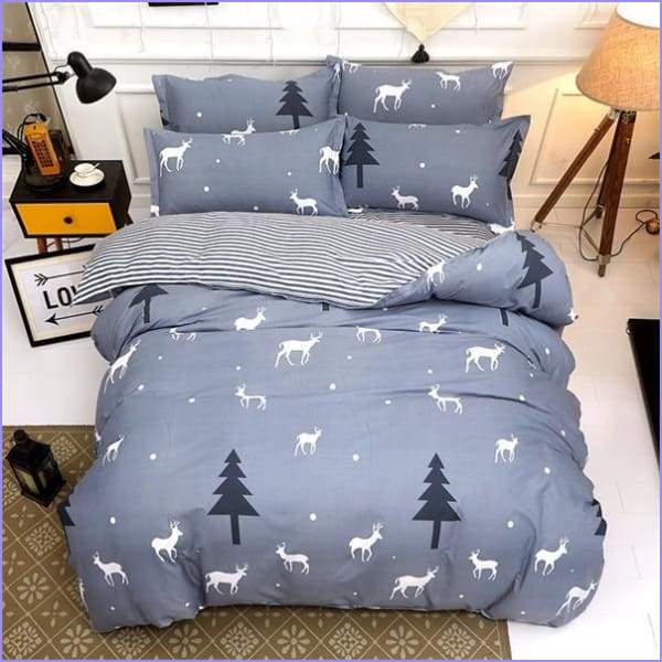 Scandinavian duvet cover - deer