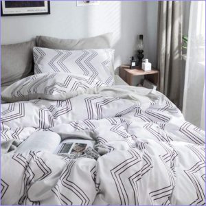 Scandinavian duvet cover - chevrons