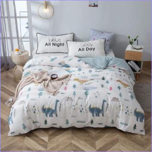 Scandinavian duvet cover - Dinosaurs