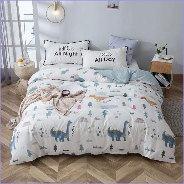 Scandinavian duvet cover - Dinosaurs