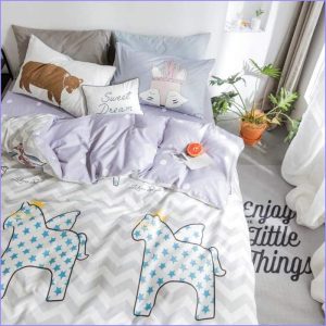 Scandinavian duvet cover - sweet dreams