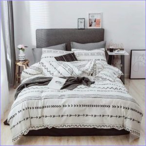 Scandinavian duvet cover - arrow