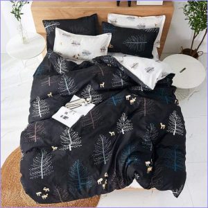 Scandinavian Duvet Cover - Black Forest