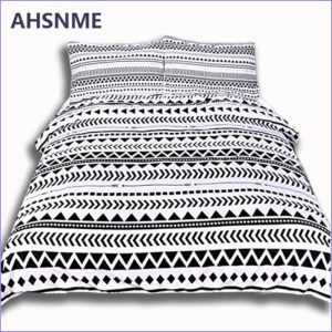 Scandinavian Duvet Cover Geometric Frise