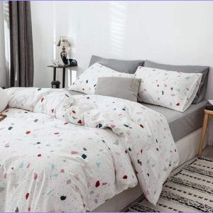 Scandinavian duvet cover - granite