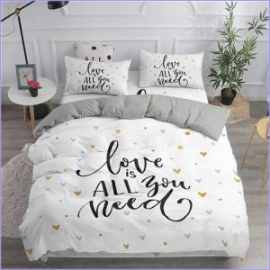 Scandinavian Duvet Cover - Love