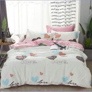 Scandinavian Duvet Cover - Love You