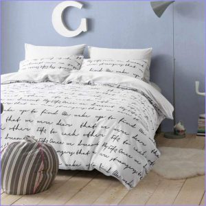 Scandinavian duvet cover - Manuscript
