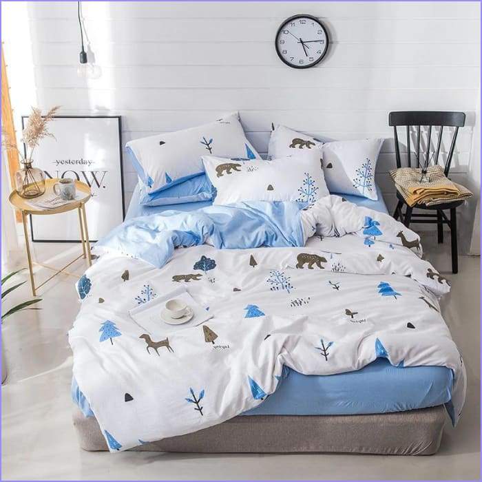 Scandinavian Duvet Cover - Polar Bear