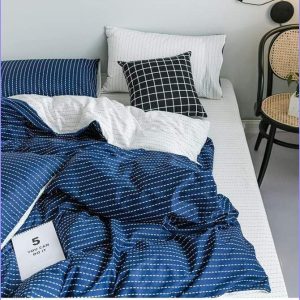 Scandinavian duvet cover - pointillism