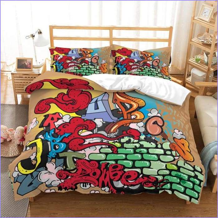 Duvet cover </br> tag graffiti