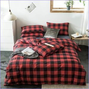 Red Tartan duvet cover