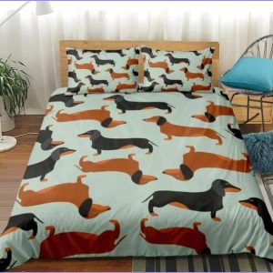 Duvet Cover Teckel in madness