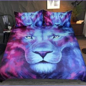 Lion head duvet cover