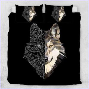 Duvet Cover Wolf's Head Modern