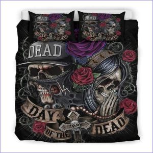 Duvet cover Couple death head