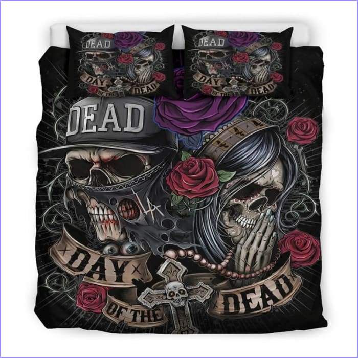 Duvet cover Couple death head